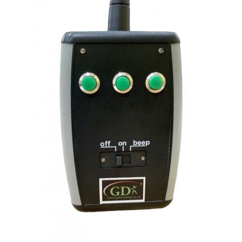 GDK clay pigeon trap timer delay remote control, 0, 3, 5, second delay
