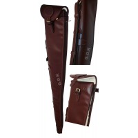 Guardian leather shotgun slip, dark brown 28-32" barrels
