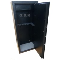 GDK Digital 14 Gun vault, cabinet with inner ammo safe