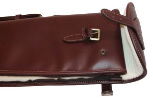 Guardian leather shotgun slip, dark brown 32-34" barrels