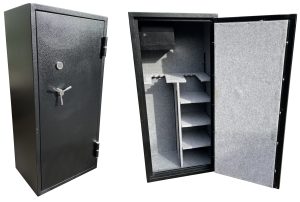 26 Gun cabinet, fire rated, inner side ammo safe, 1450mm
