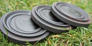 120 Rabbit clay targets black