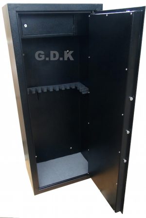 GDK Digital 16 Gun vault, cabinet with inner ammo safe