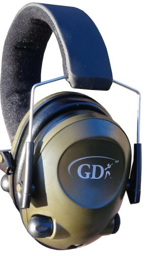 GDK Green MP3 electronic ear defender, shooting