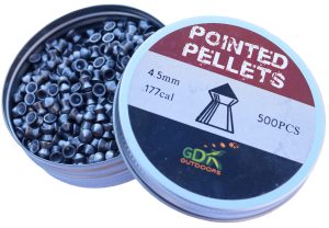 Pointed .177 4.5mm pellets, air rifle, air pistol pellets