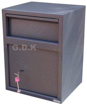 Home security safe with letter, cash deposit, package drop safe