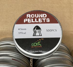 Round .177 Air rifle pellets, (4.5mm)  1 x tins of 500pcs