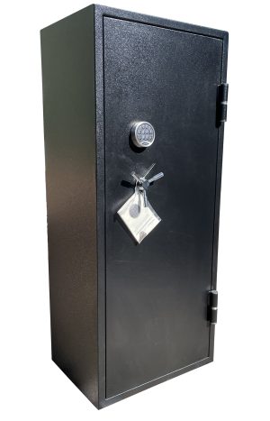 26 Gun cabinet, fireproof, inner side ammo safe Digital lock