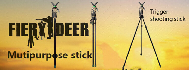 Trigger telescopic shooting stick